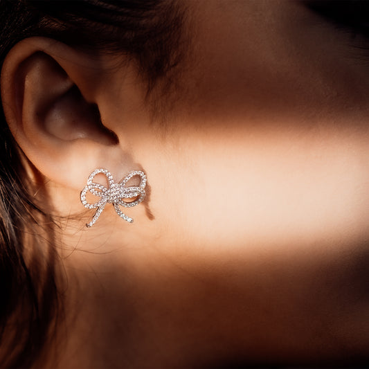 Orecchini doppio Fiocco | Argento 925