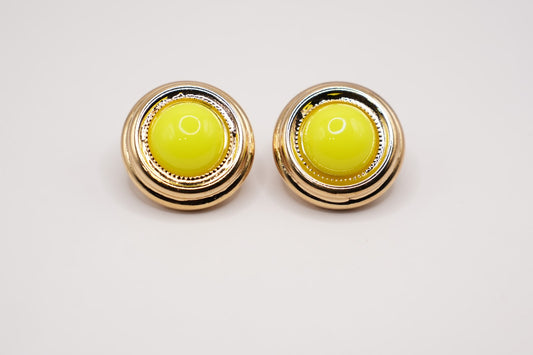 Orecchini Lena Buttons |metallo anallergico