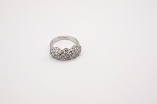 Anello Magic Big pavè | argento 925
