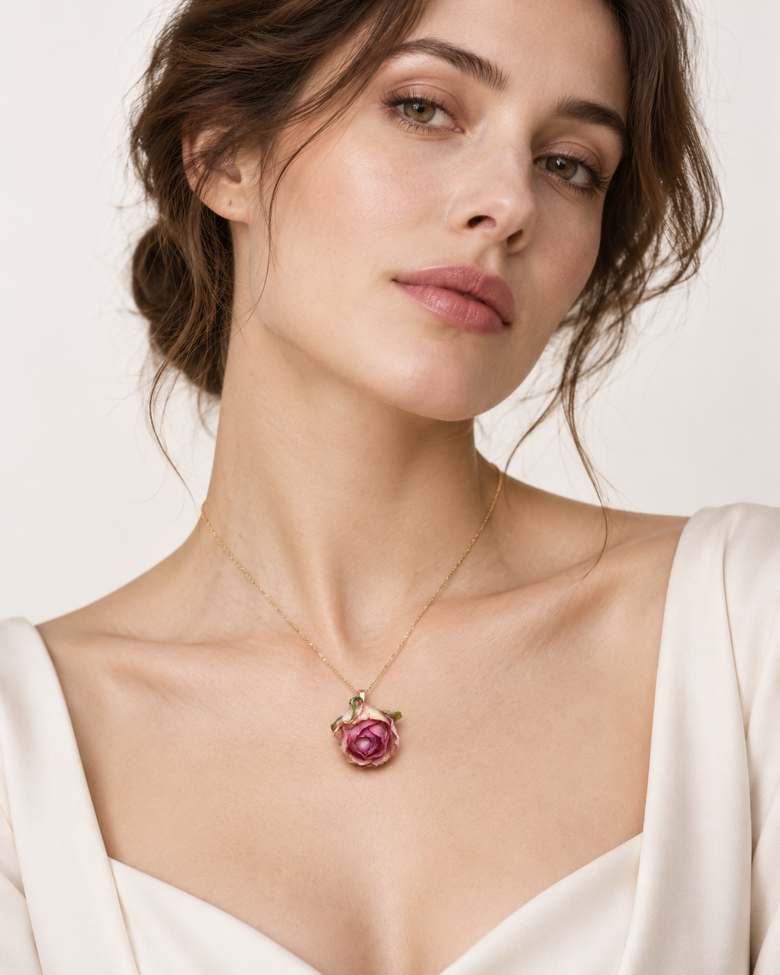 Ciondolo Bocciolo di rosa