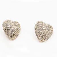Orecchini Cuore con pavè di zirconi