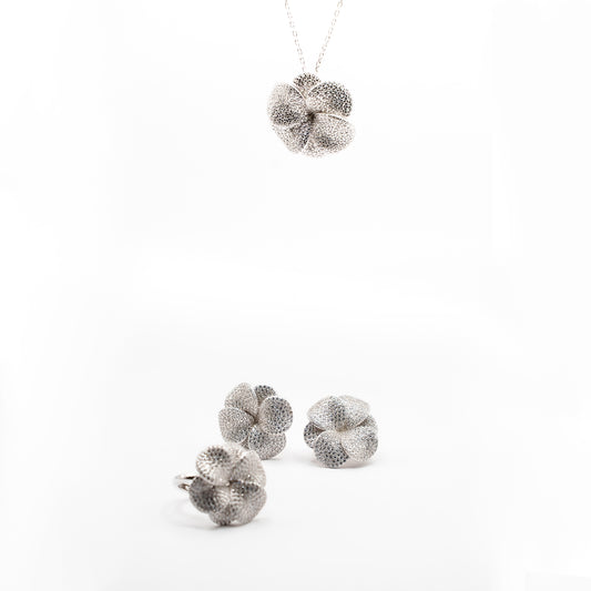 Collezione flower| Anello | Collana | Argentato o Dorato