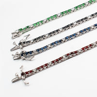 Bracciale Tennis con Pietre Colorate | Madonia Gioielli