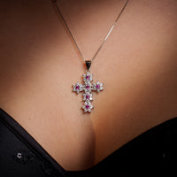 Collana croce Margherita | Argento 925