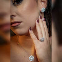 Parure Desiree lux | Collana anello e orecchini