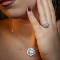 Parure Desiree lux | Collana anello e orecchini