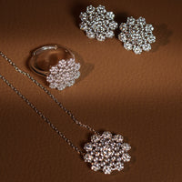 Parure Desiree lux | Collana anello e orecchini