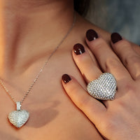 Set cuore Clara | Argento 925