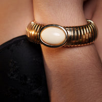Collezione tubo gold | Gioielli eleganti statement