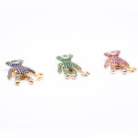 Ciondolo  Mini Teddy | Argento 925 Placcato Oro
