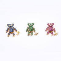 Ciondolo  Mini Teddy | Argento 925 Placcato Oro