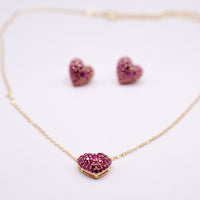Parure Cuore Barbie | Argento 925 Placcato Oro
