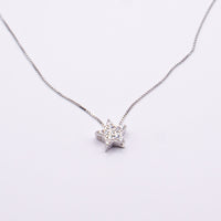 Collana Stella Luminosa con Zirconi | Argento 925 placcato oro