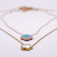 Collana Quadrifoglio | Argento 925 Placato Oro o Rosa