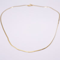 Collana Fettuccia Oro | Gioiello Minimal Chic