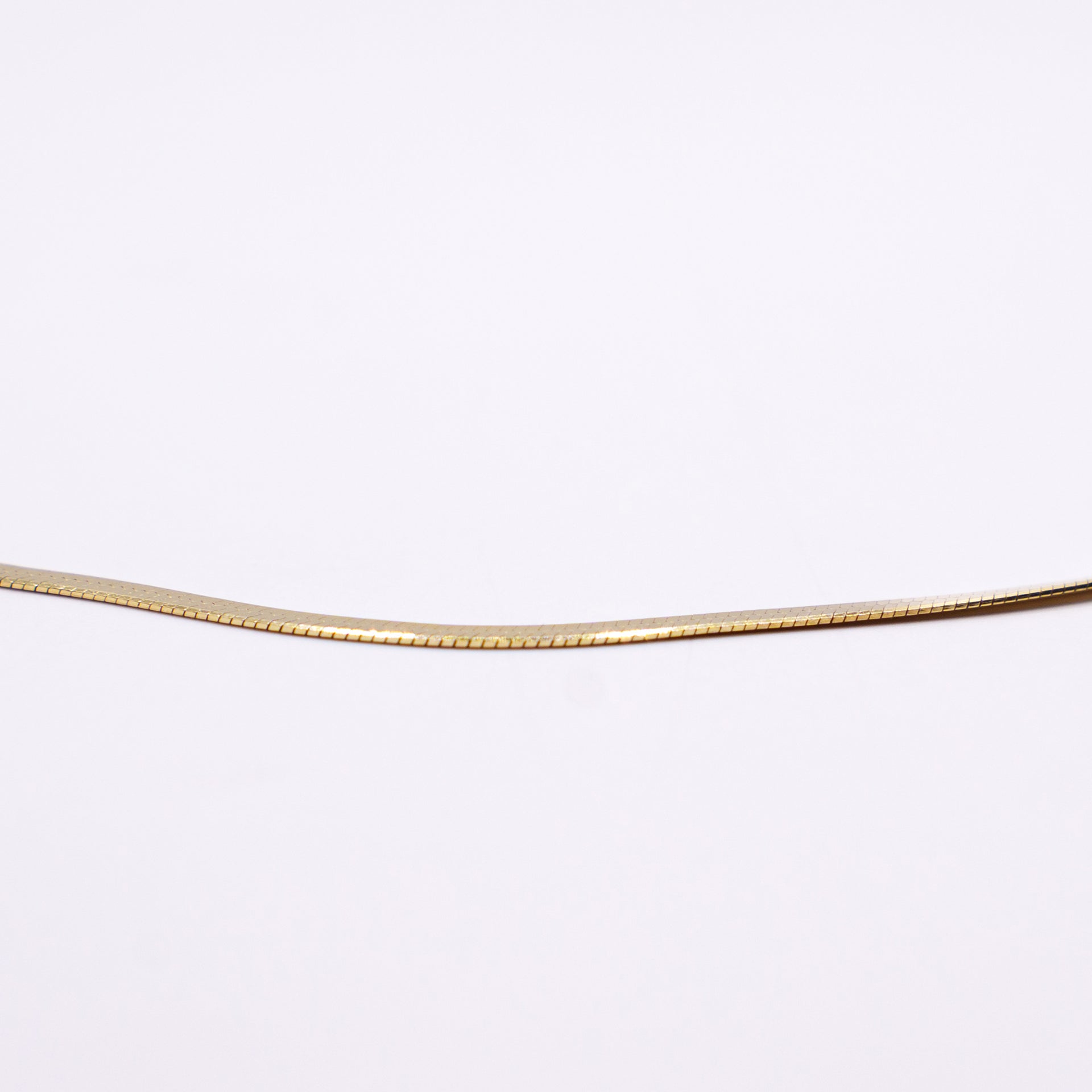 Collana Fettuccia Oro Donna | Falda Stretta o Falda Larga | Girocollo Elegante | Gioiello Minimal Chic