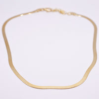 Collana Fettuccia Oro | Gioiello Minimal Chic