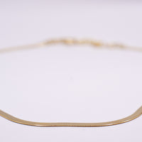 Collana Fettuccia Oro | Gioiello Minimal Chic