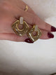 Orecchini Luisa|gold|pave’|argento 925