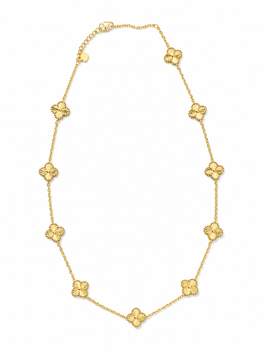 Collana Quadrifogli | Argento 925