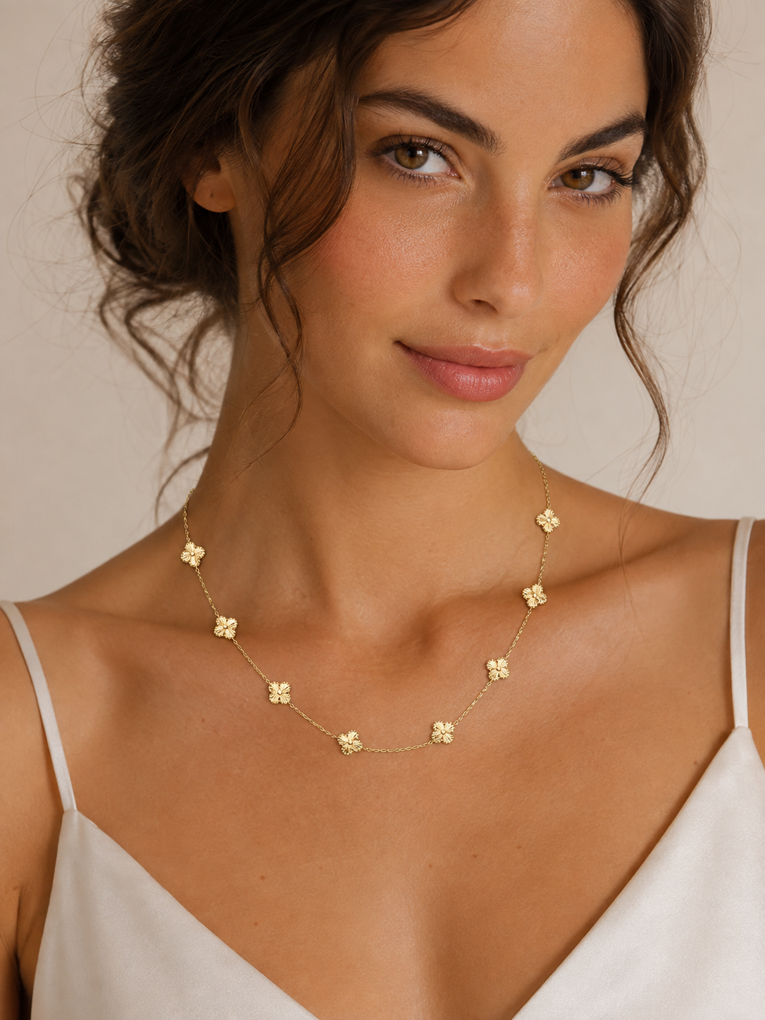 Collana Quadrifogli | Argento 925