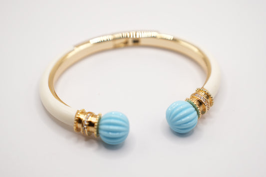 Bracciale rigido turchese