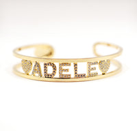 Bracciale rigido Gold personalizzato