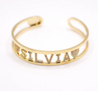Bracciale rigido Gold personalizzato
