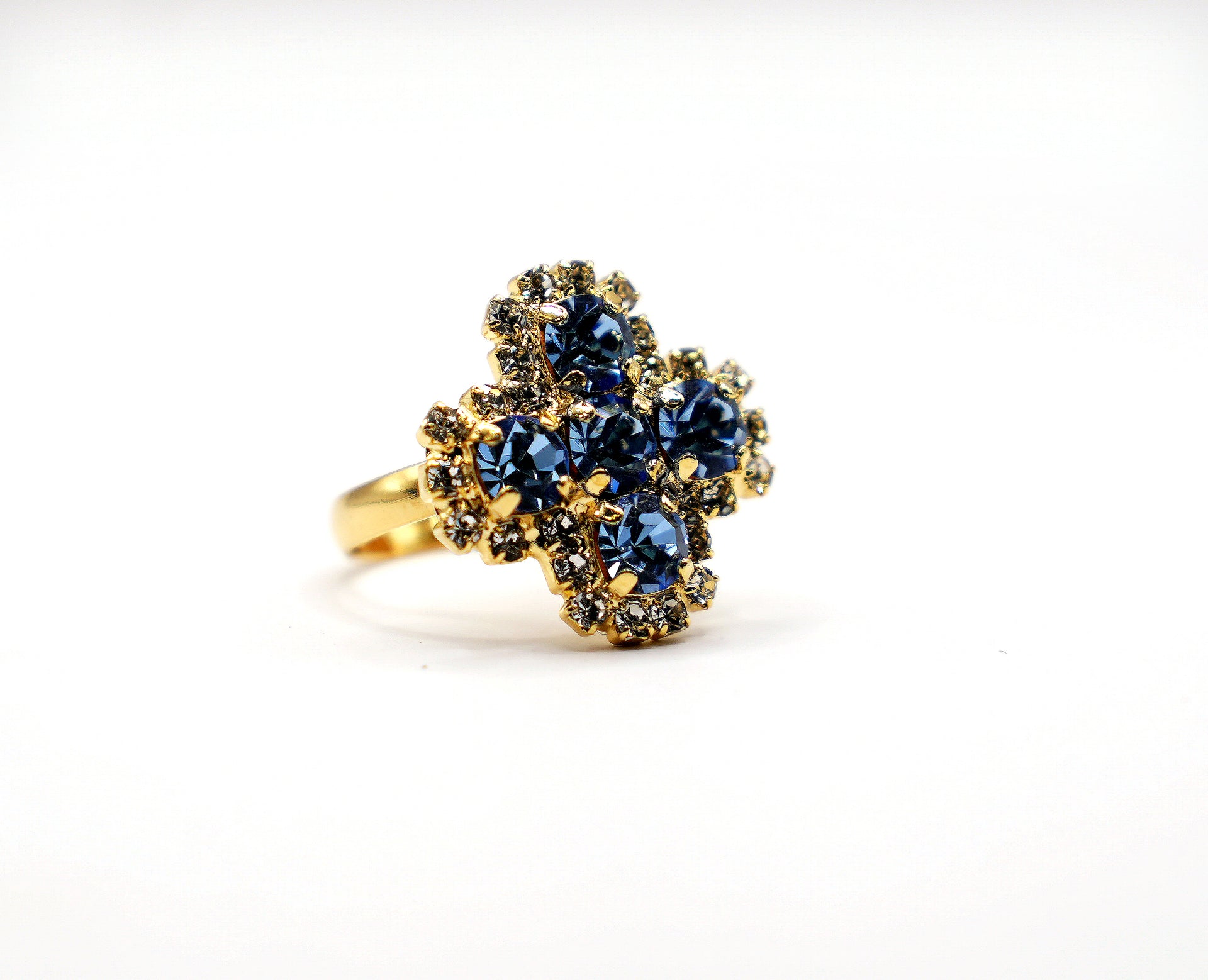 Anello Annalisa| Anello Donna Regolabile | Gioielli Eleganti Oro | Accessori Moda Floreali