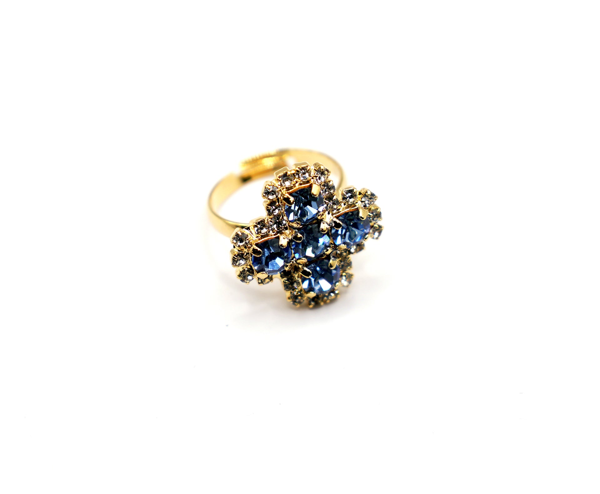 Anello Annalisa| Anello Donna Regolabile | Gioielli Eleganti Oro | Accessori Moda Floreali