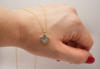 Collana Madreperla Quadrifoglio