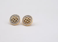 Orecchini Tondo Gold|Silver