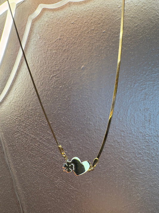 Fettuccia cuore quadrifoglio