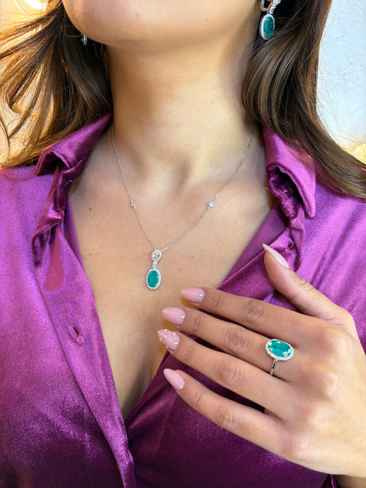 Anello Ovale | Luxury Smeraldo