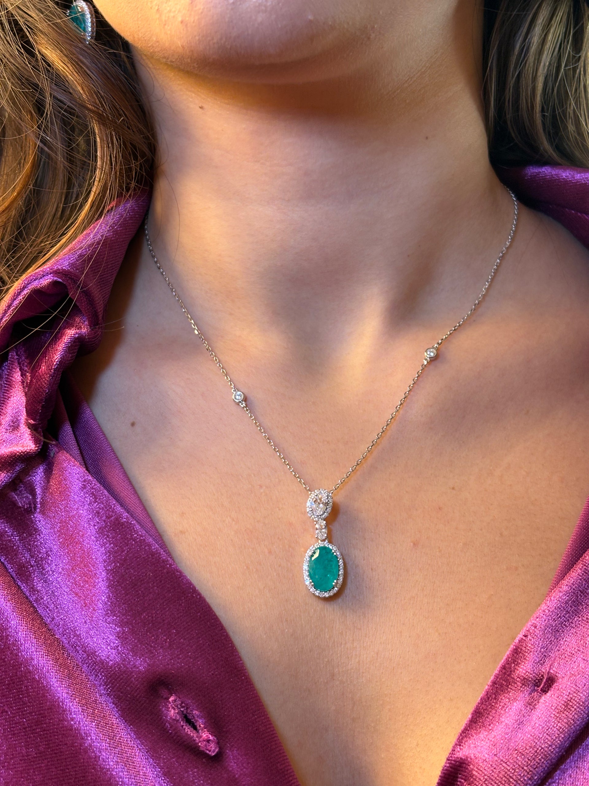 Collana Ovale | Luxury smeraldo