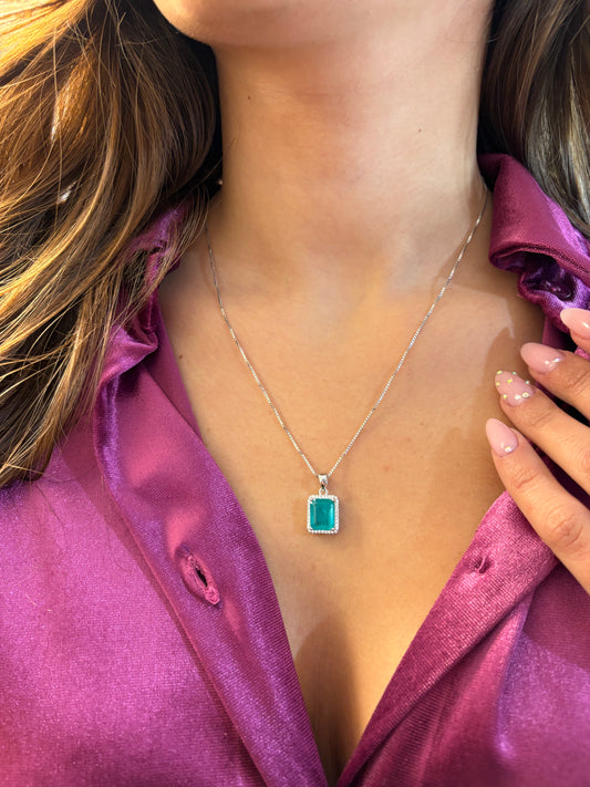 Collana Quadrato | Luxury Smeraldo