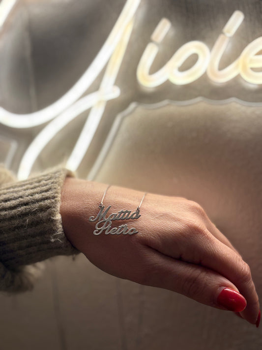 Collana Double Name | Argento 925