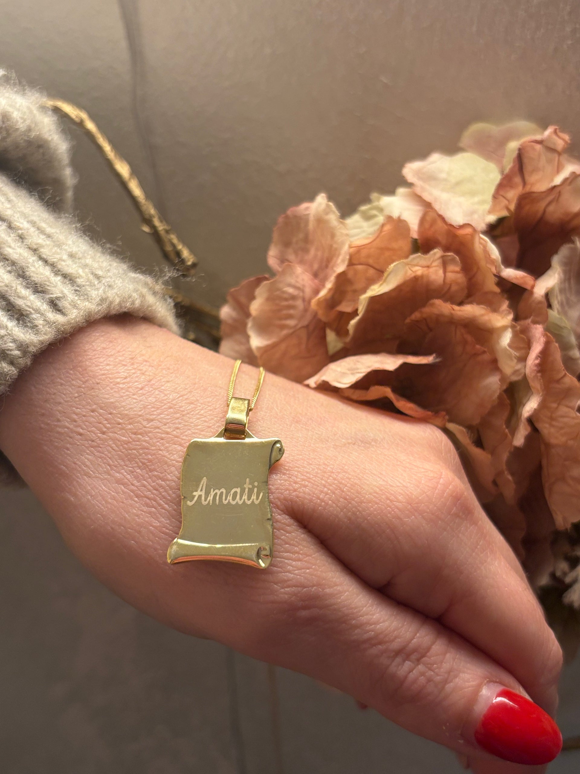 Collana pergamena | Argento 925
