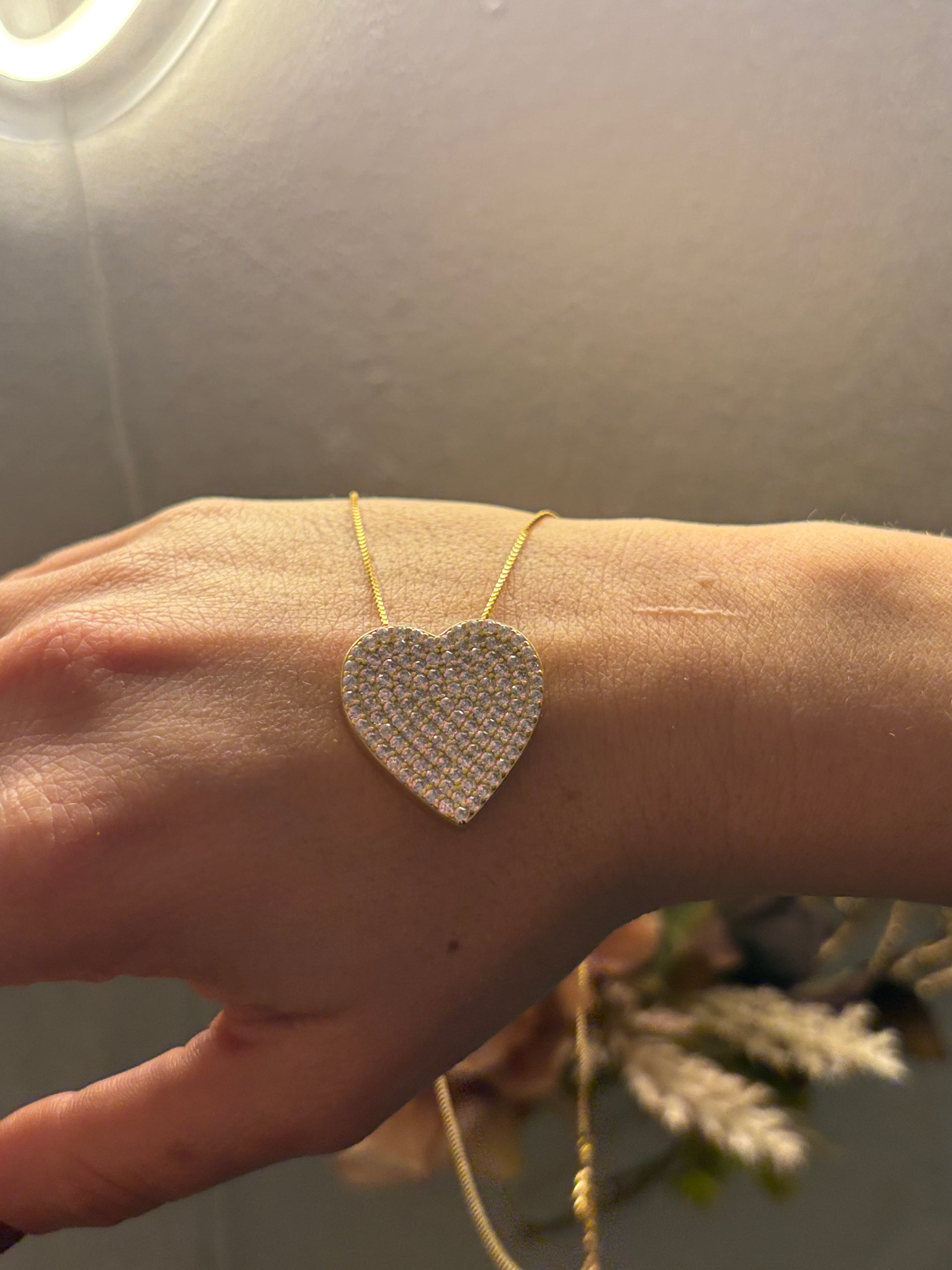 Collana Cuore small Luxury | Argento