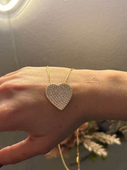 Collana Cuore small Luxury | Argento