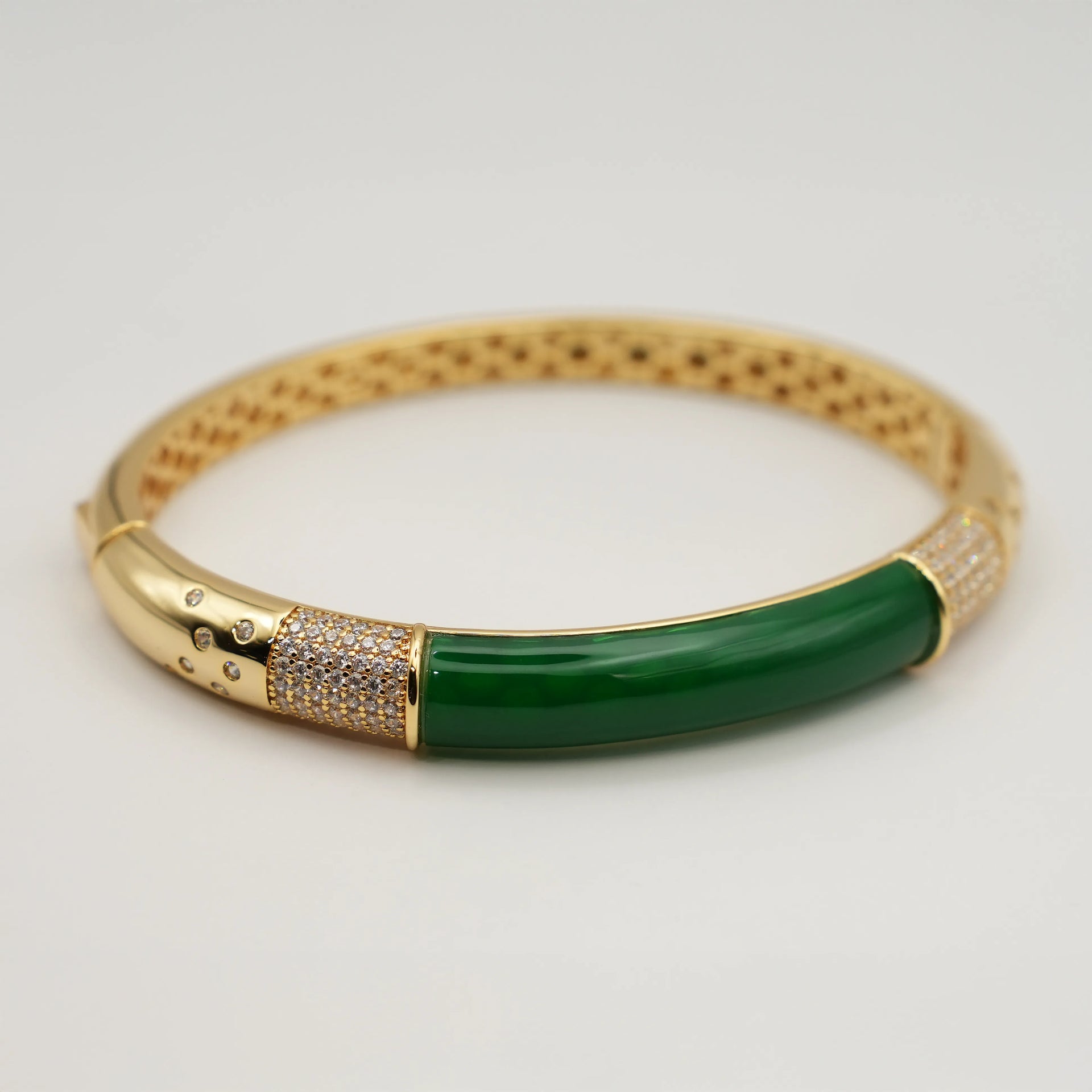 Bracciale pavè dorato