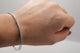 Bracciale tennis in ottone con zirconi