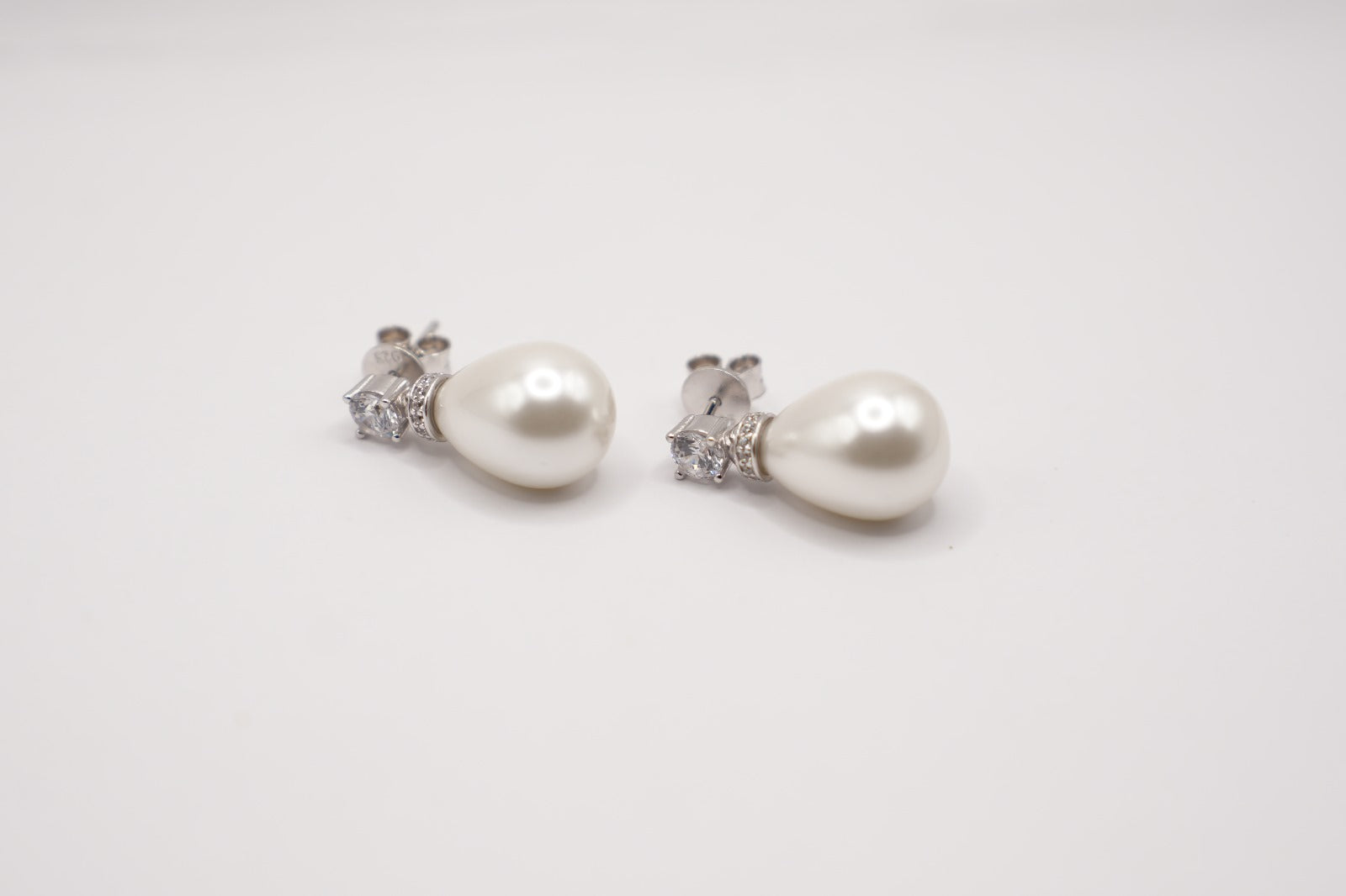 Orecchini Melissa|perla|argento925 con zirconi