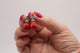 Orecchini Melissa|corallo|argento925con zirconi