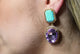 30%SCONTO - Orecchini Turchesi |glicine|