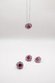 Collezione Elegance pave'|orecchini|anello|argento 925