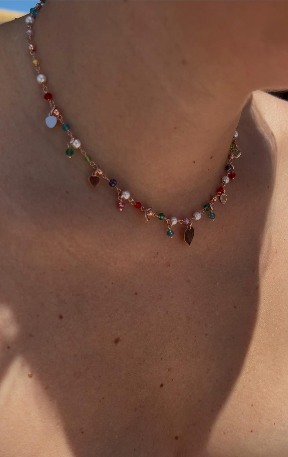 Collana Summer cuore colors