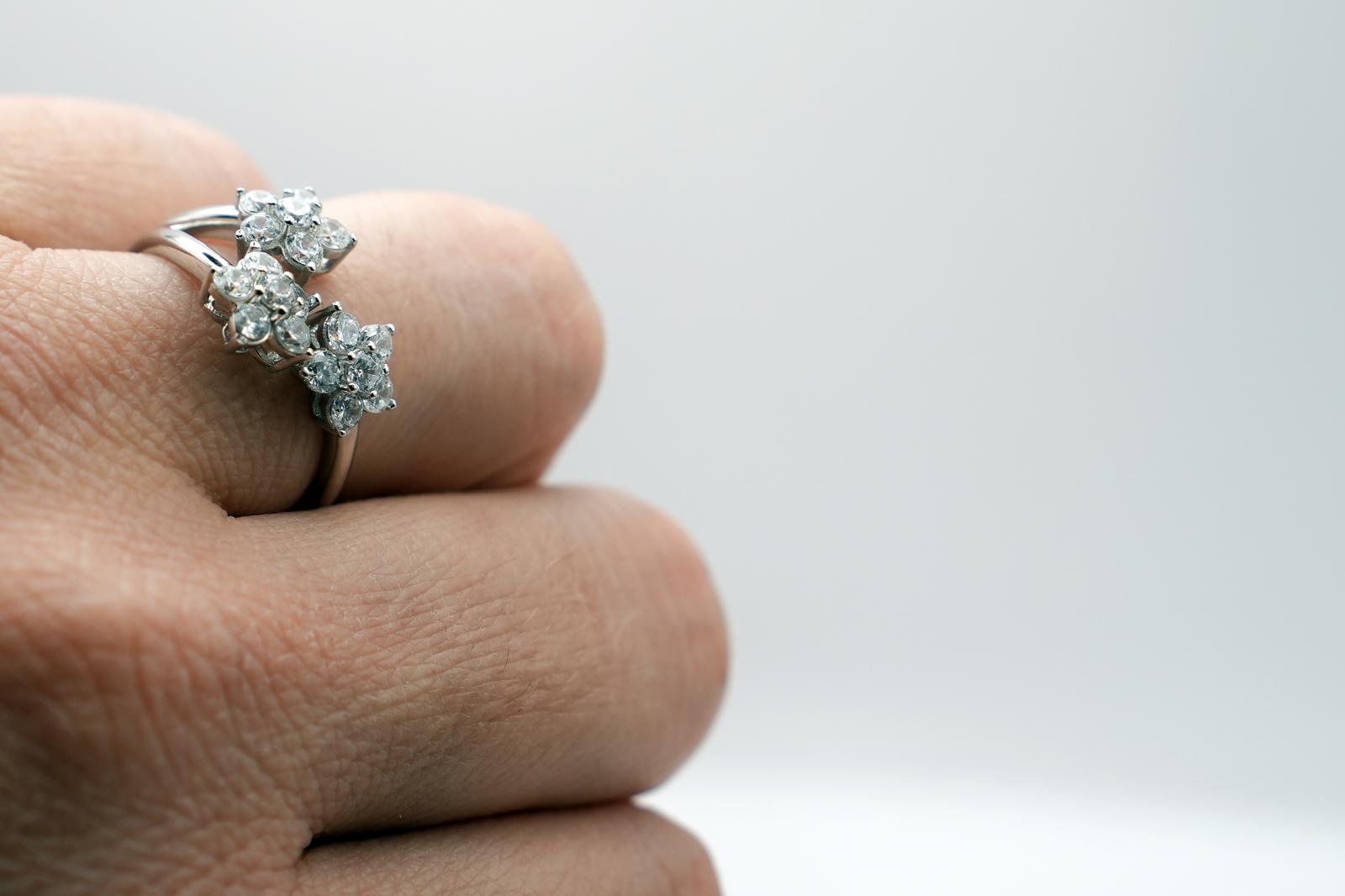 Anello Trio Flower | Argento 925