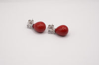 Orecchini Melissa corallo | Argento 925