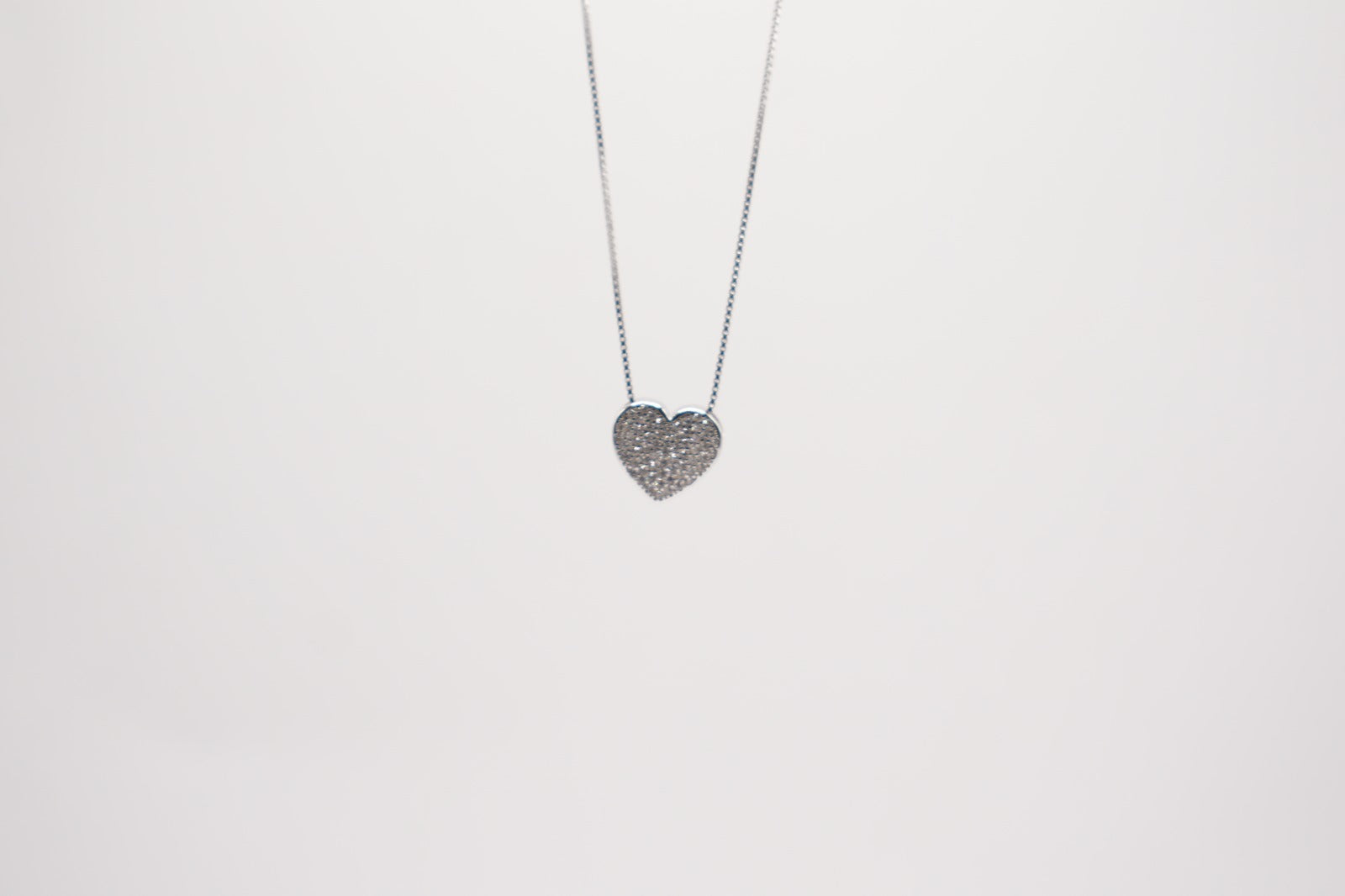 Cuore Big pave'|argento 925